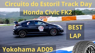 Onboard Circuito do Estoril 2:04.91 Honda Civic FK2 K20C1 Yokohama AD09